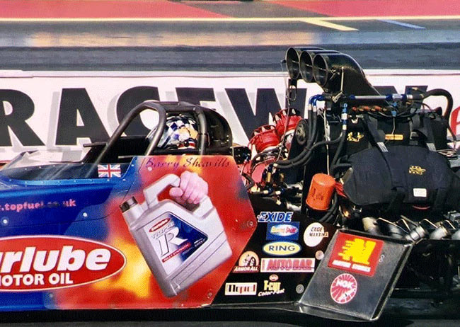 barry sheavills carlube dragster